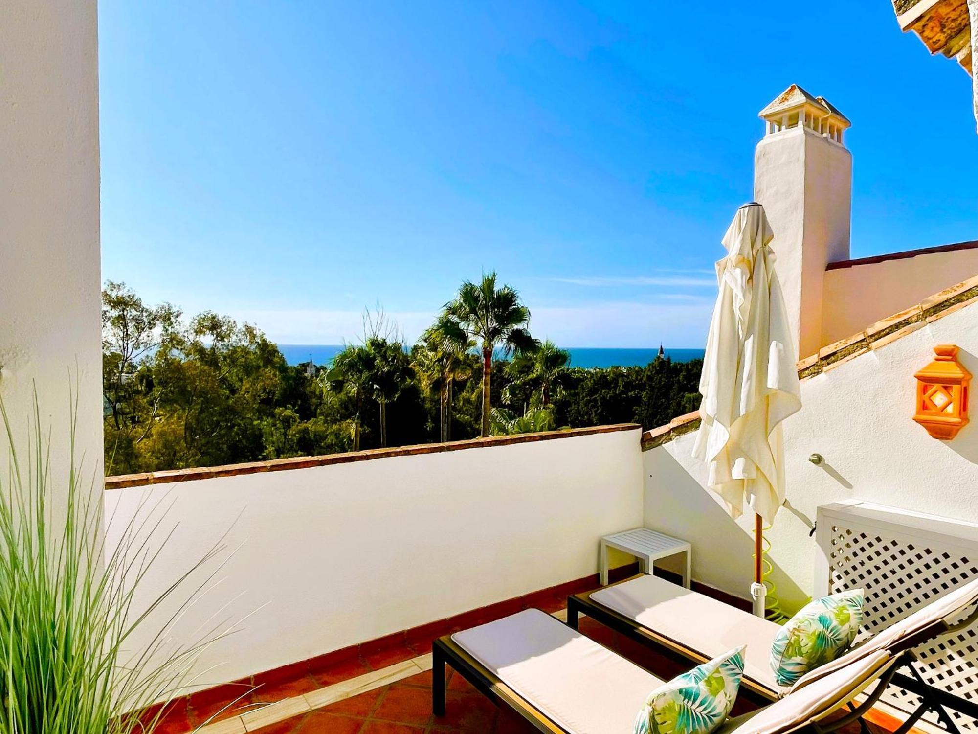 Luxury Penthouse With Sea Views In Marbella Golden Mile, Puente Romano Area Kültér fotó